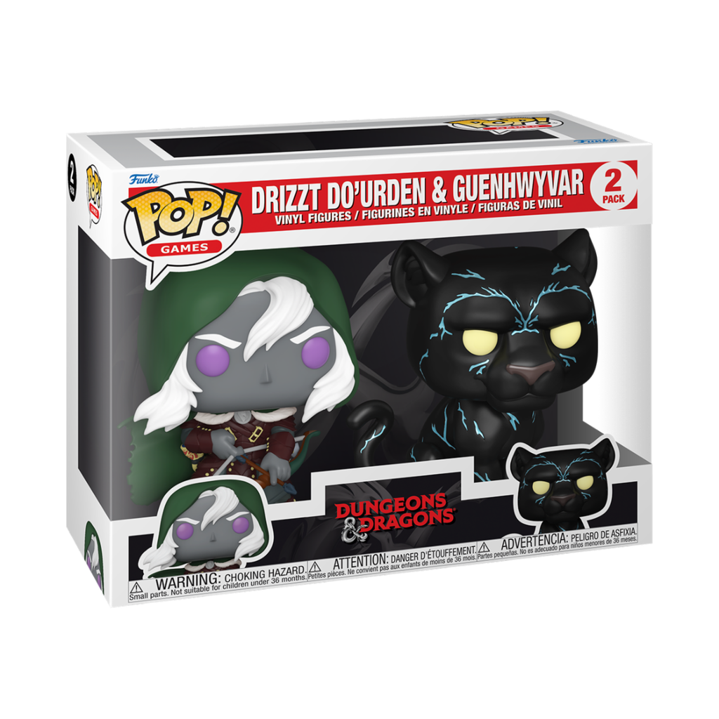 Funko Games 2Pack Drizzt & Guenhwyvar, Dungeons & Dragons