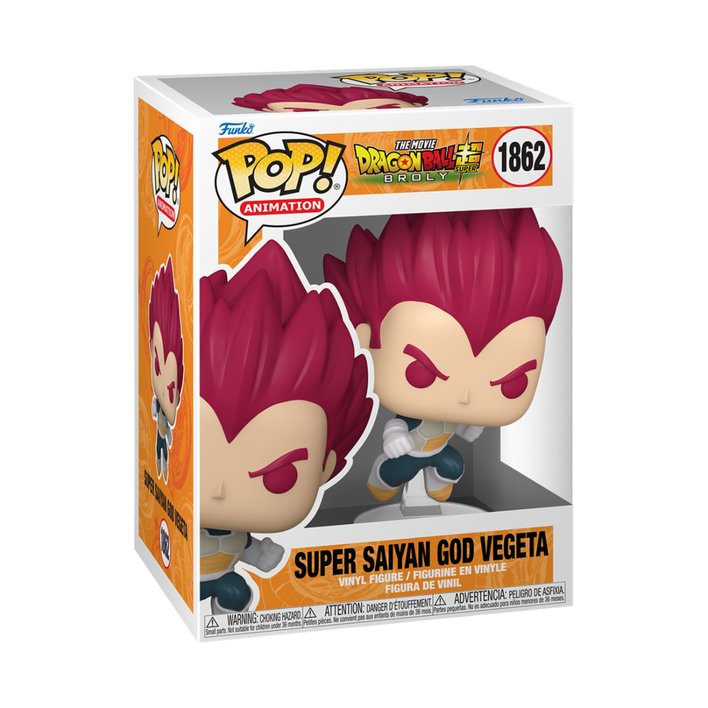 Funko Animation 1862 Super Saiyan God Vegeta, DBZ Dragon Ball Z Super