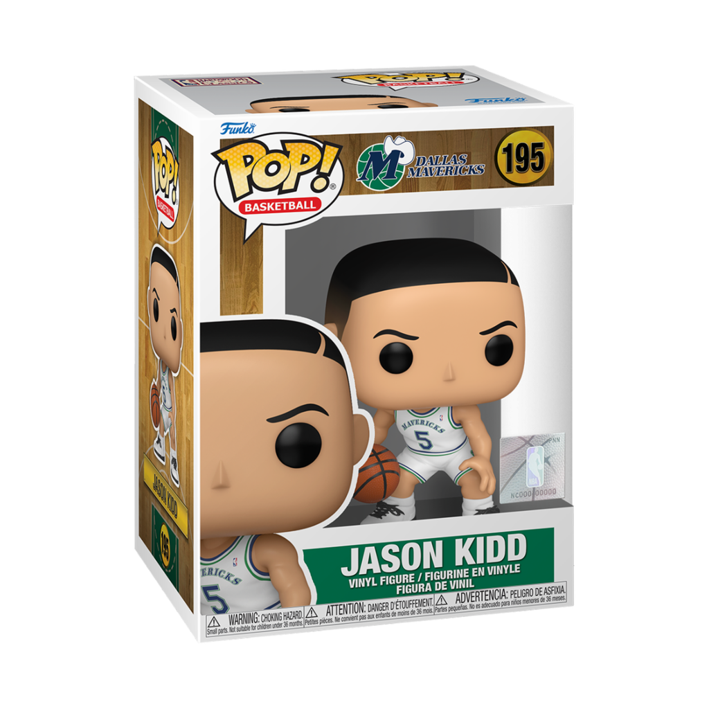 Funko NBA 195 Jason Kidd, Wavs, National BasketBall Association