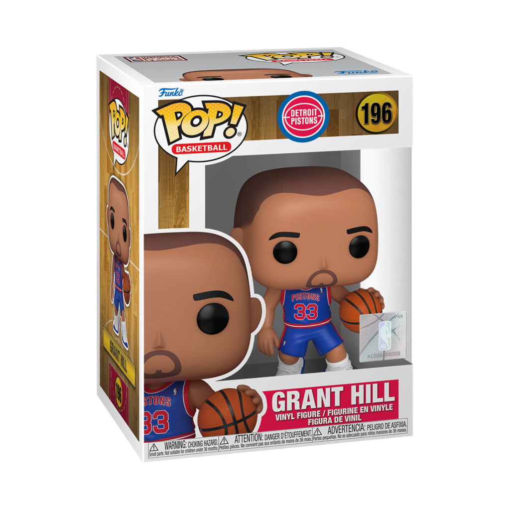 Funko NBA 196 Grant Hill, Pistons, National BasketBall Association