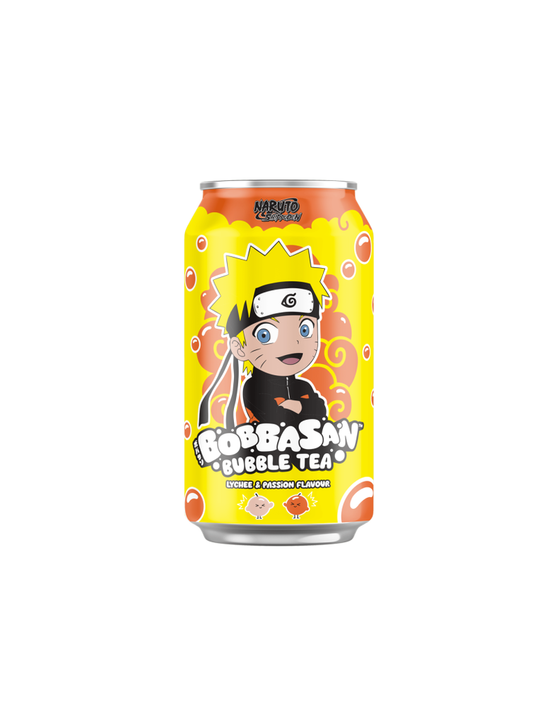 Bobbasan Bubble Tea Naruto Shippuden Naruto, Lychee & Passion Flavour