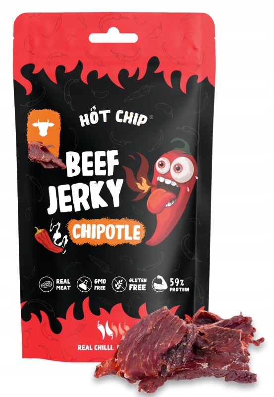 Beef Jerky Hot Chip Chipotle