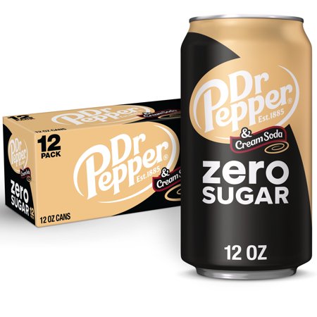 Dr Pepper Zero Cream Soda 12 pack