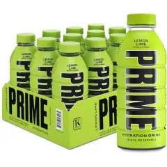 Prime Lemon Lime UK 12 pack