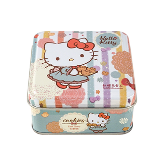 Hello Kitty Earl Grey Cookies (Square Tin Can) 