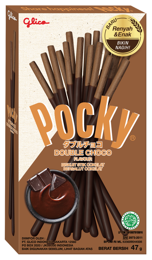 Cookies Pocky Double Chocolate 47gr