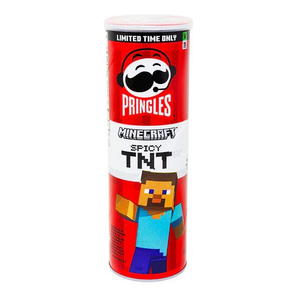 Chips Pringles MineCraft TNT Spicy 158gr