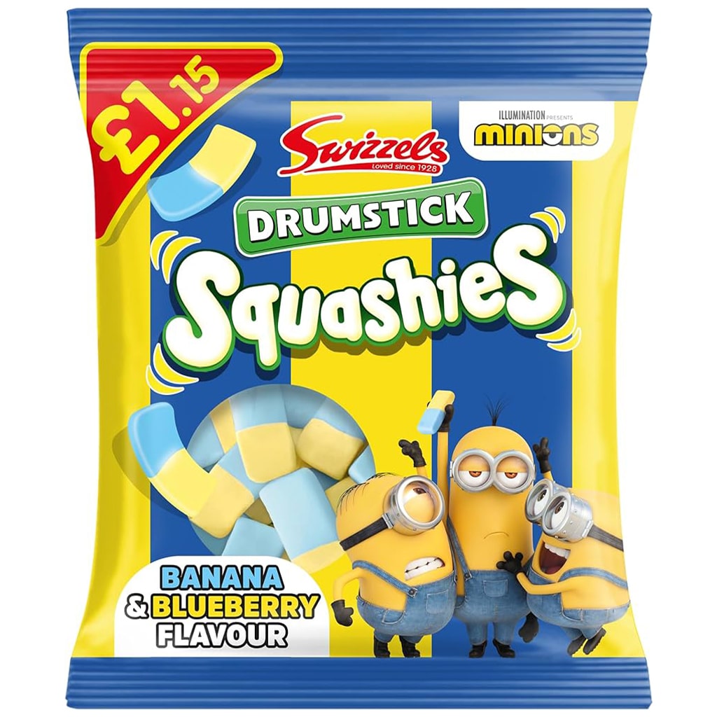 Candy Minions Squashies  DrumStick 110gr