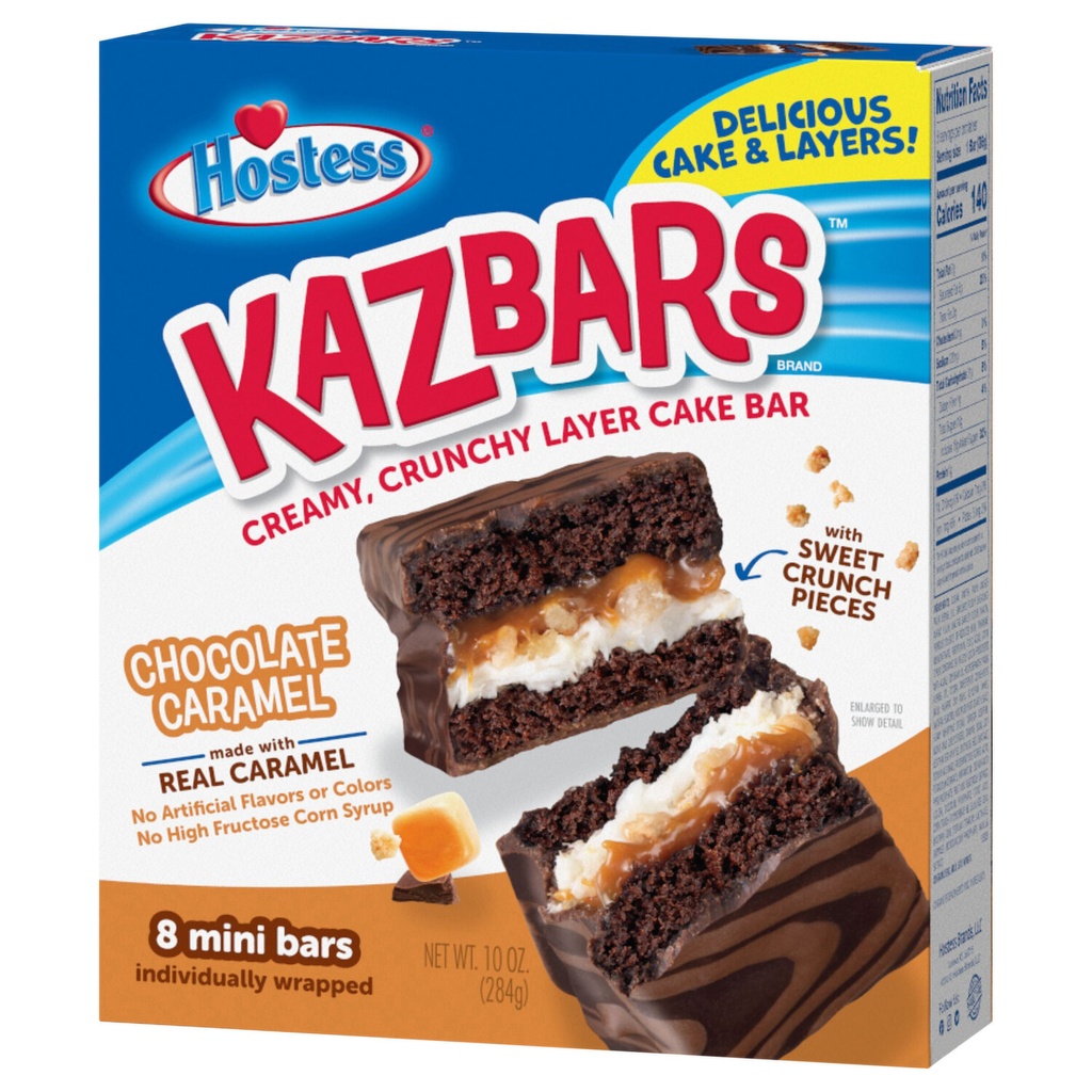 Cookies Hostess KazBars Chocolate Caramel 284gr