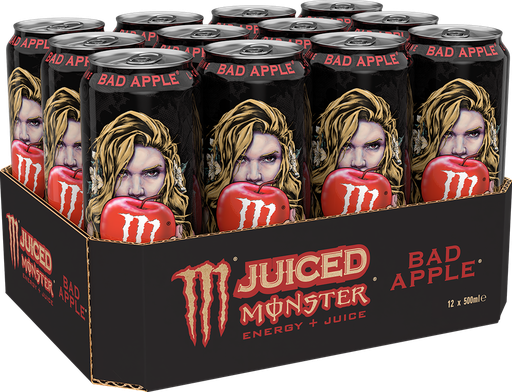 Monster Energy Juiced Bad Apple, pack 12pieces