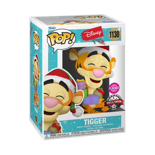 [58749] Funko Disney 1130 Tigger Holiday Winnie the Pooh Flocked Special Edition