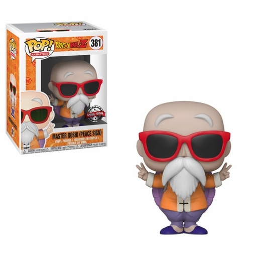 [32499] Funko Animation 0381 Peace Sign Master Roshi Dragonball Z DBZ Special Edition