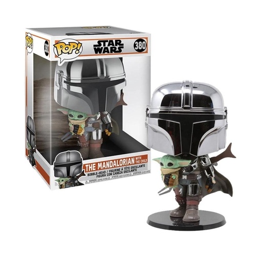 [49931] Funko Star Wars 0380 The Mandalorian with The Child 10inch