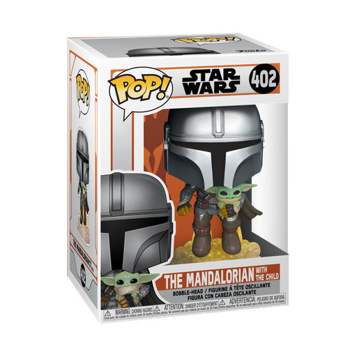 [50959] Funko Star Wars 0402 The Mandalorian with JetPack Child Grogu SW