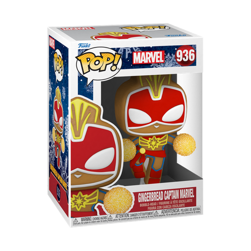 [50661] Funko Marvel 0936 Gingerbread Captain Marvel