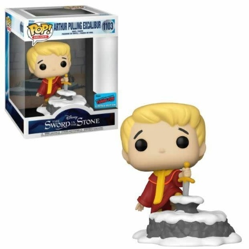 [49150] Funko Disney 1103 Arthur Pulling Excalibur Sword in the Stone Convention Limited Edition Deluxe
