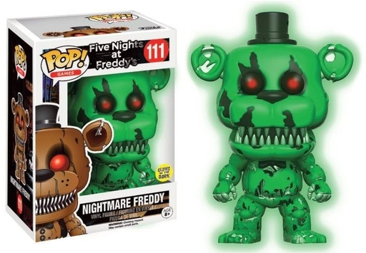 [13892] Funko Games 0111 Nightmare Freddy GITD Glow in the Dark FNAF Five Nights at Freddy's
