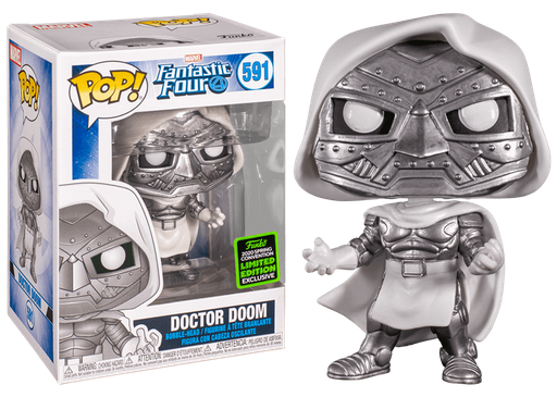 [45913] Funko Marvel 0591 Doctor Doom Fantastic Four 4 2020 Spring Convention Limited Edition