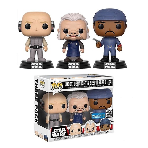 [14957] Funko Star Wars 3pack Lobot, Ugnaught, Bespin Guard
