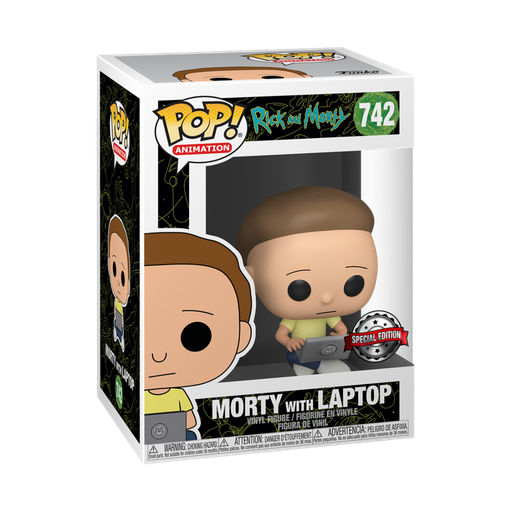 [47791] Funko Animation 0742 Morty with Laptop Gaming Rick & Morty R&M Special Edition