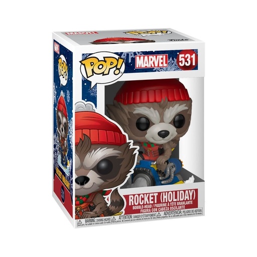 [43334] Funko Marvel 0531 Rocket Holiday
