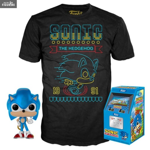 [35712] Funko Sonic The Hedgehog + T-shirt Pack