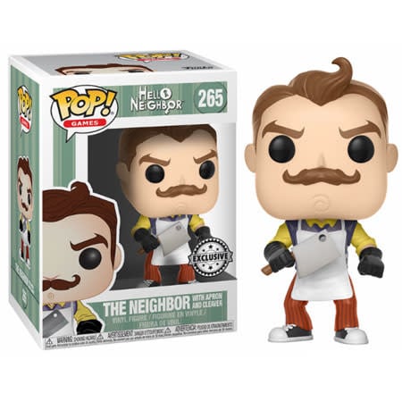 [24812] Funko Games 0265 The Neightbour with Apron and Cleaver Hello Neighbour Exclusive