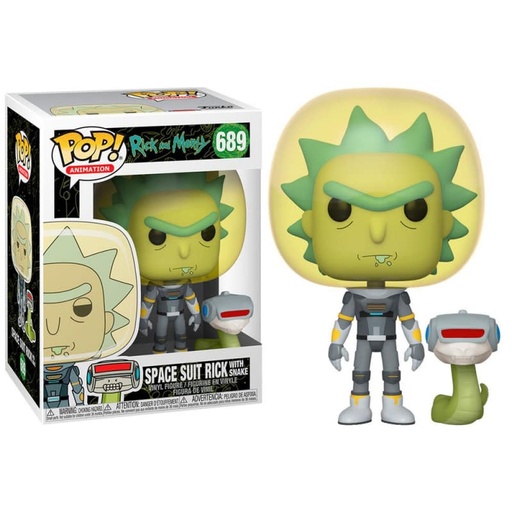 [45434] Funko Animation 0689 Space Suit Rick with Snake Rick & Morty R&M