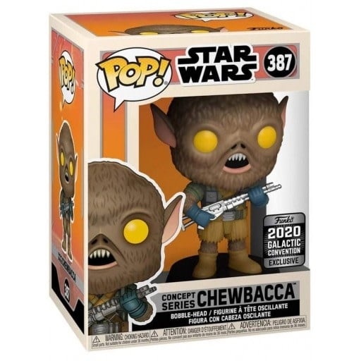 [49372] Funko Star Wars 0387 Chewbacca Concept Series 2020 Galactic Convention Exclusive