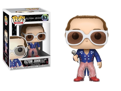 [26295] Funko Rocks 063 Elton John Red White & Blue Music
