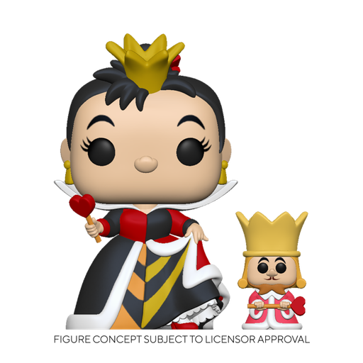 [55740] Funko Disney 1063 Queen of Hearts with King Alice in Wonderland