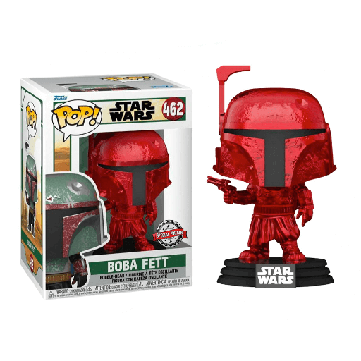 [60817] Funko Star Wars 0462 Boba Fett Red Chrome Special Edition