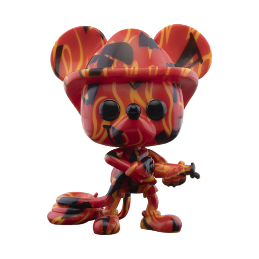 [55076] Funko Art Series 19 Firefighter Mickey Disney Special Edition + Hard Stack Protector
