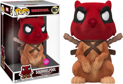 [58856] Funko Marvel 0967 Squirrelpool Deadpool Flocked Special Edition