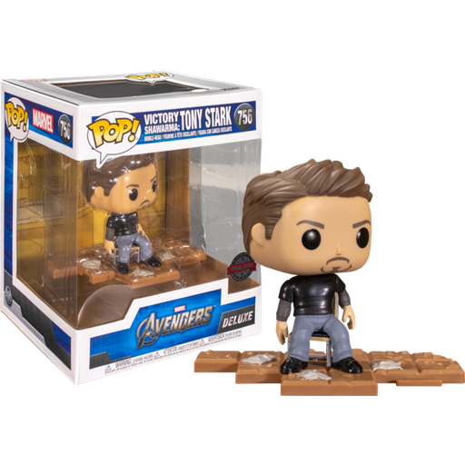 [54901] Funko Marvel 0756 Tony Stark Victory Shawarma Special Edition Avengers Deluxe