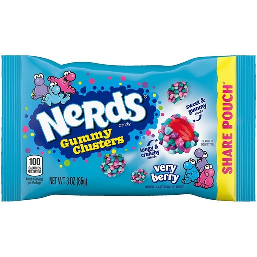 Candy Nerds Candy Gummy Clusters 85gr