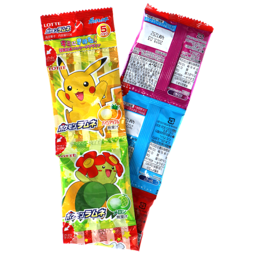 Candy Pokémon Lotte 5 Ramune Packs