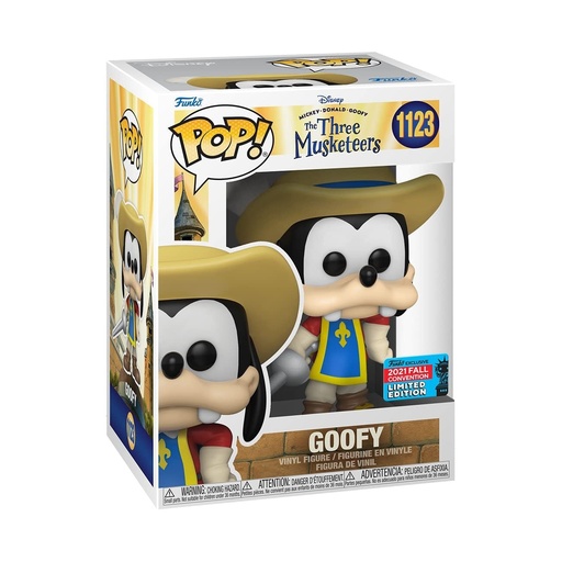 [58605] Funko Disney 1123 Goofy the Three Musketeers 2021 Fall Convention Limited Edition