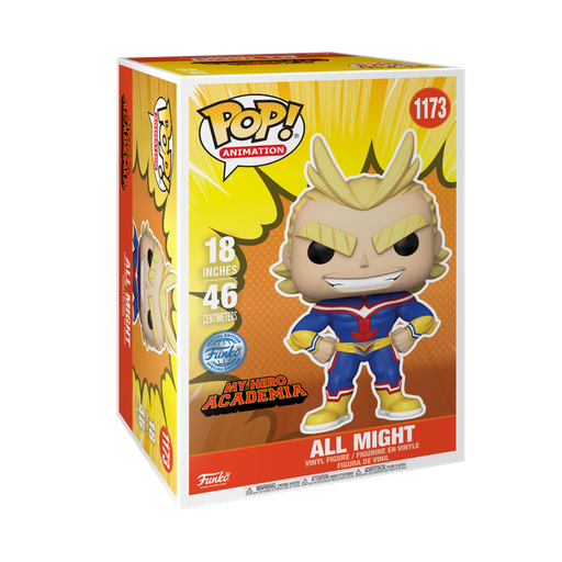 [62350] Funko Animation 1173 18inches All Might My Hero Academia MHA Funko Limited Edition