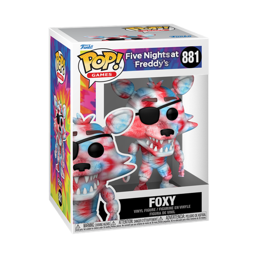 [64231] Funko Games 0881 Foxy FNAF TieDye Five Nights at Freddy's