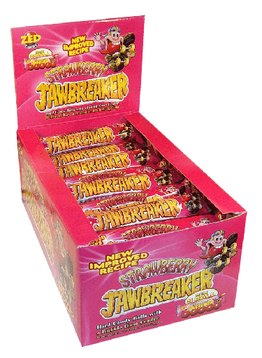 Candy Zed Jawbreakers Strawberry 5-strip