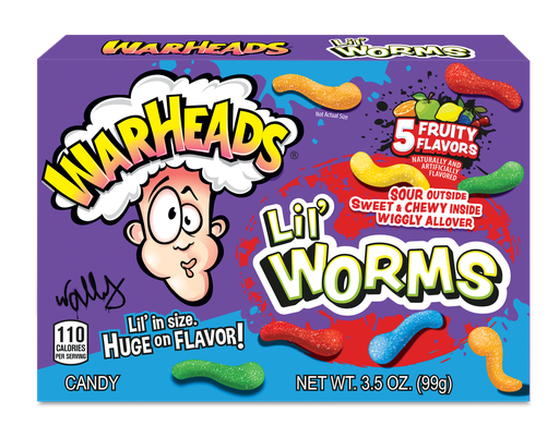 Candy Warheads Lil' Worms 99gr