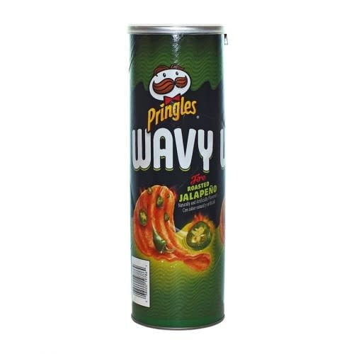 Chips Pringles Wavy Fire Roasted Jalapeno 137 gr
