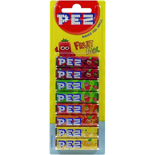 Candy Pez Blister 8pack Fruit 68gr