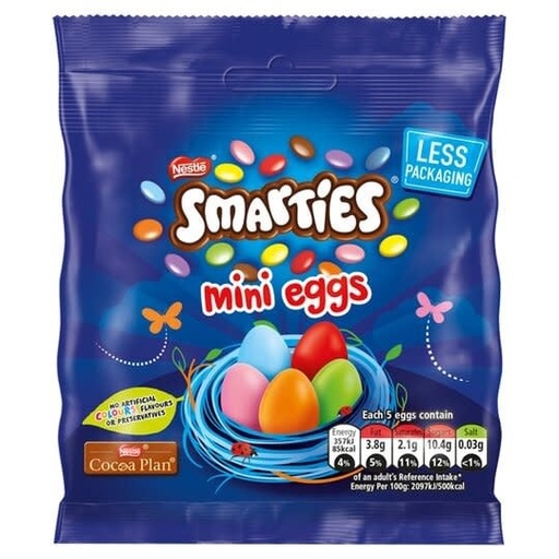 Chocolate Nestle Smarties Mini Egg 80gr