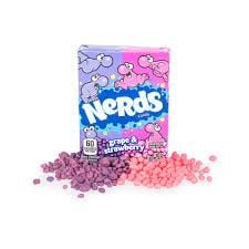 [1230000131780] Candy Nerds Grape & Strawberry Small Box 46gr