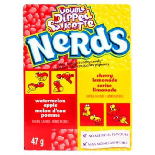 Candy Nerds Double Dipped Cherry Lemonade & Apple 46gr