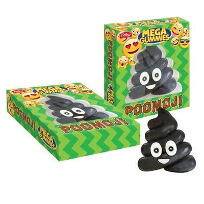 Candy Mega Gummies Emoticon Poop 600gr