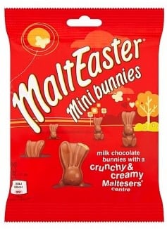 Chocolate Malteser Mini Bunnies Bag 58gr