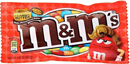 [4014407] Chocolate M&M's Peanutbutter 46,2gr